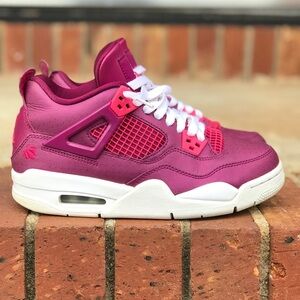 Air Jordan Retro 4 Valentines Day / ‘For the Love of the Game’ Size 5Y / 6.5 Wmn